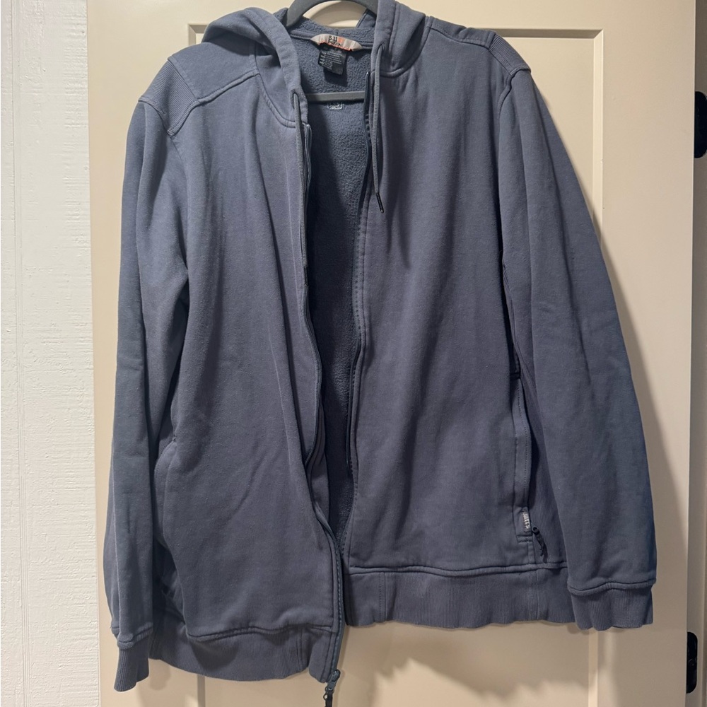 5.11 Tactical Men's Gray Zip-Up Hoodie